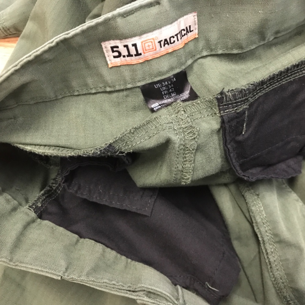 5.11 tactical pants size 34x34 OLIVE GREEN - Picture 9 of 9